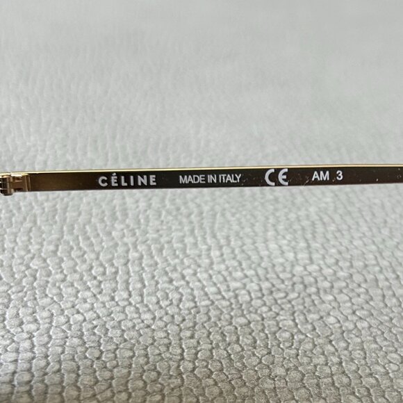 Celine Tortoise Shell Acetate Aviator Sunglasses - 41374/S - Picture 5 of 6